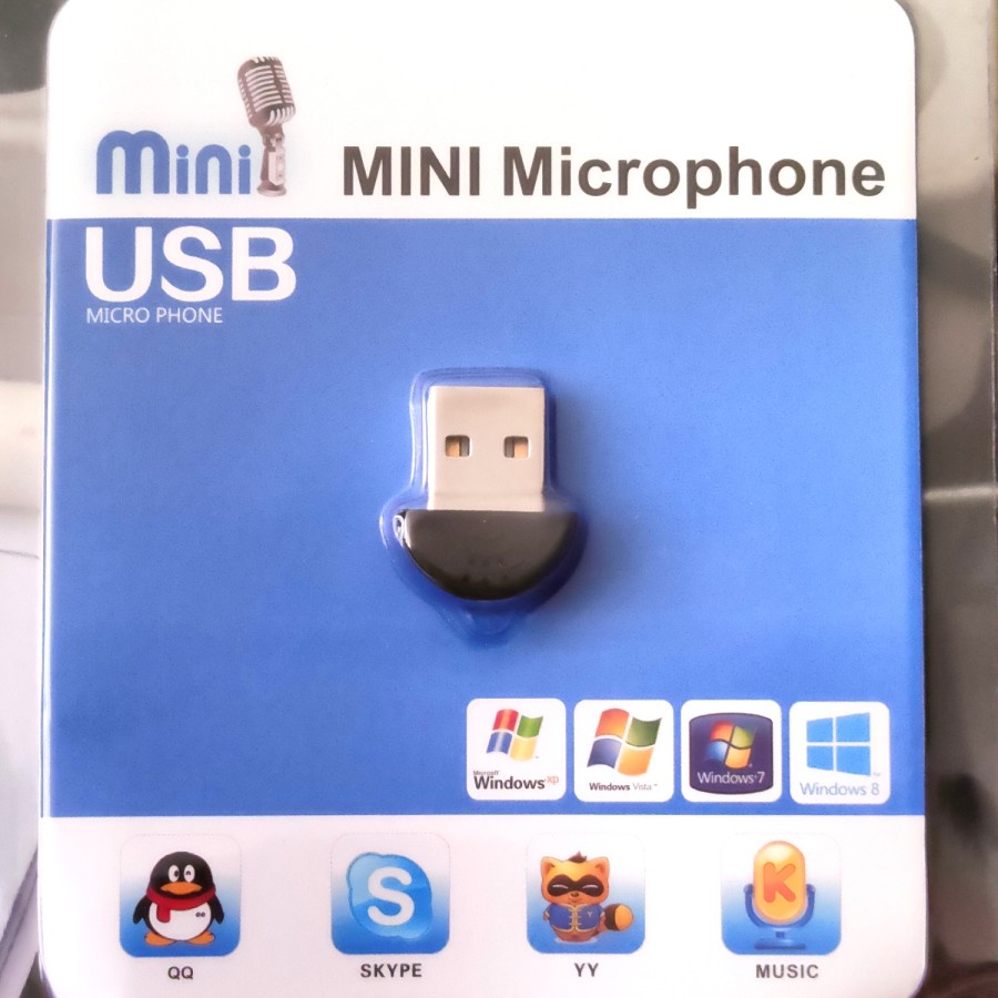 USB Microphone mini Dongle Mic Audio Mikrofon USB for PC Notebook