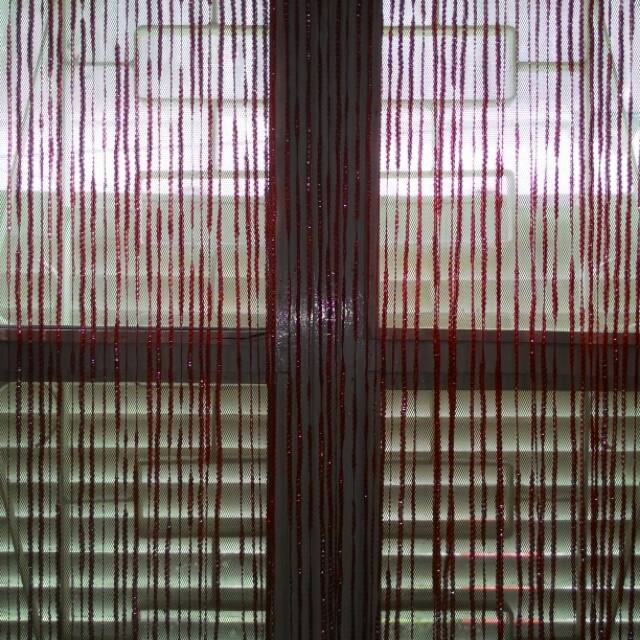 Tirai benang glitter lebar