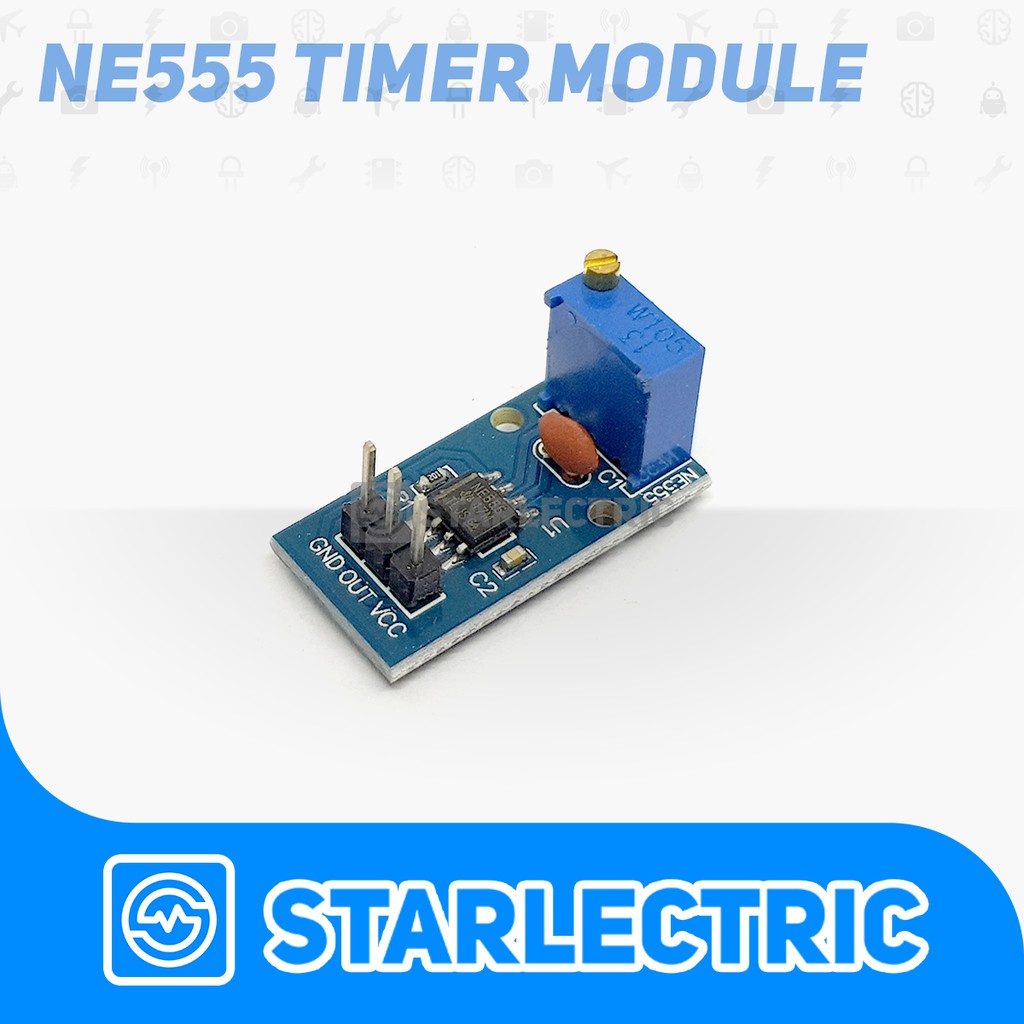 NE555 555 Adjustable Frekuensi Generator Modul Arduino