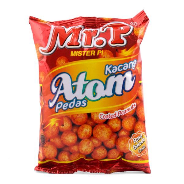 

MR-P Kacang Atom Pedas Rasa Balado 100g - Chilli Coated Peanuts