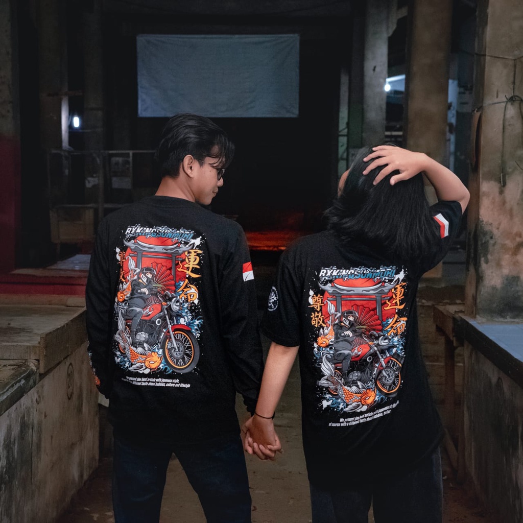 KAOS RX KING SUNMORI ( SUNDAY MORNING RIDE) ORIGINAL KAOS KOMUNITAS RX KING KAOS RX SERIES SHOP PREM