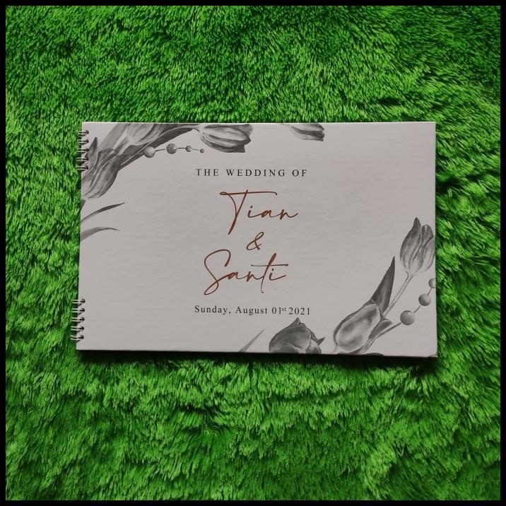 

Buku Tamu Hardcover | Custom Design | Wedding Bt-22