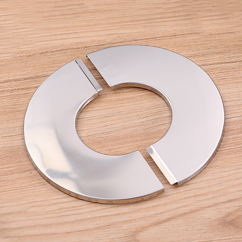 Gro Wall Split Flange Plat Escutcheon Bulat Untuk Keran Dapur Wastafel Toilet