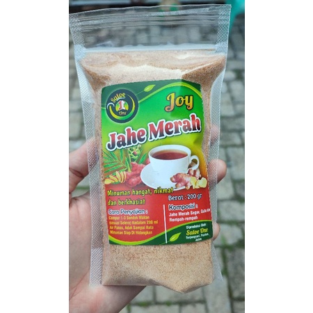 

Minuman Instan Jahe Merah Segar dan Rempah Asli Pacitan 200 Gram