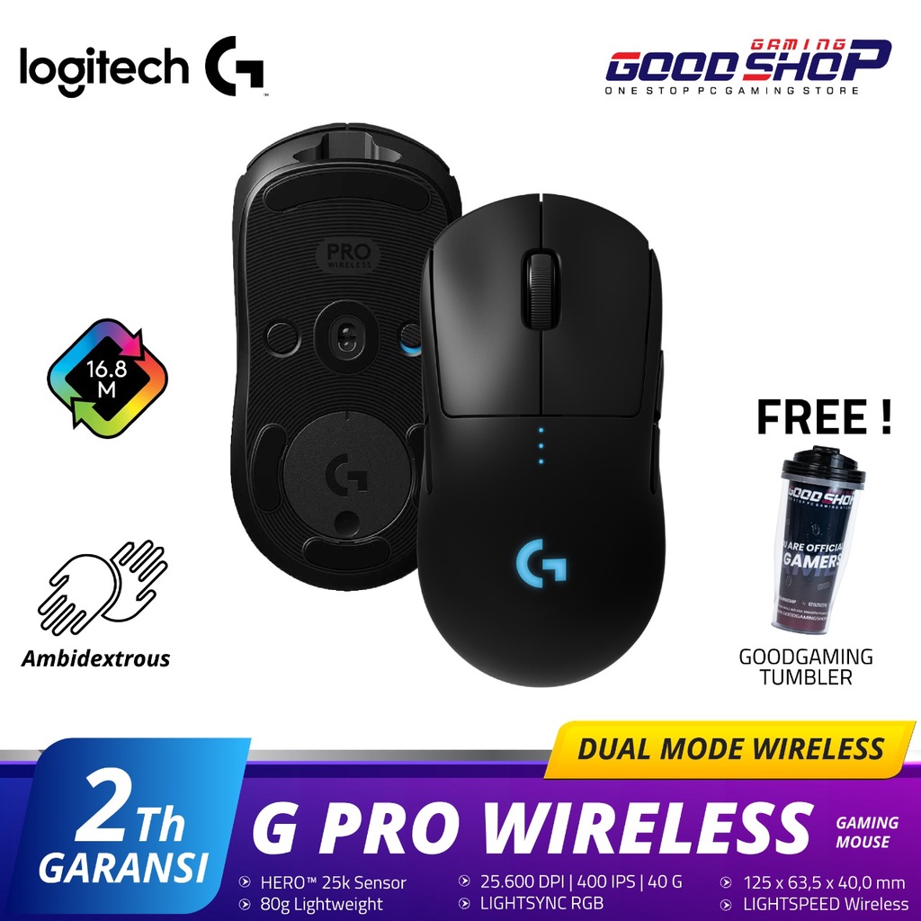 Logitech G Pro Wireless - Gaming Mouse