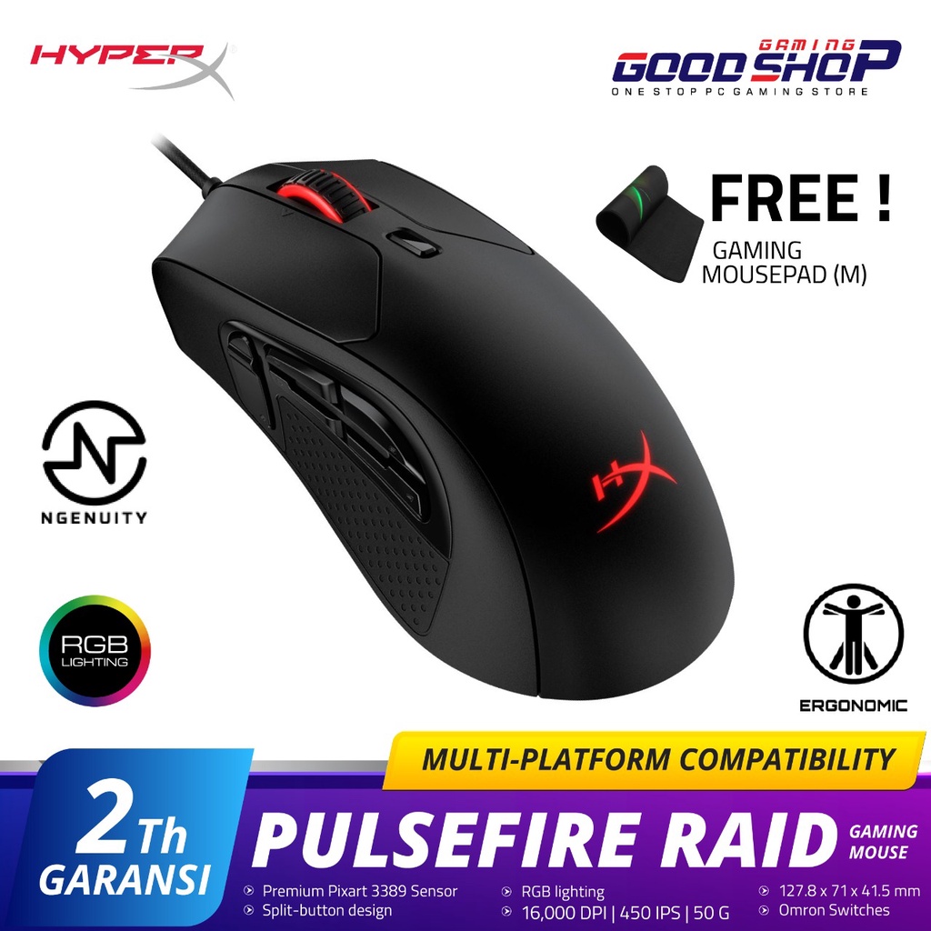 HyperX Pulsefire Raid - Gaming Mouse