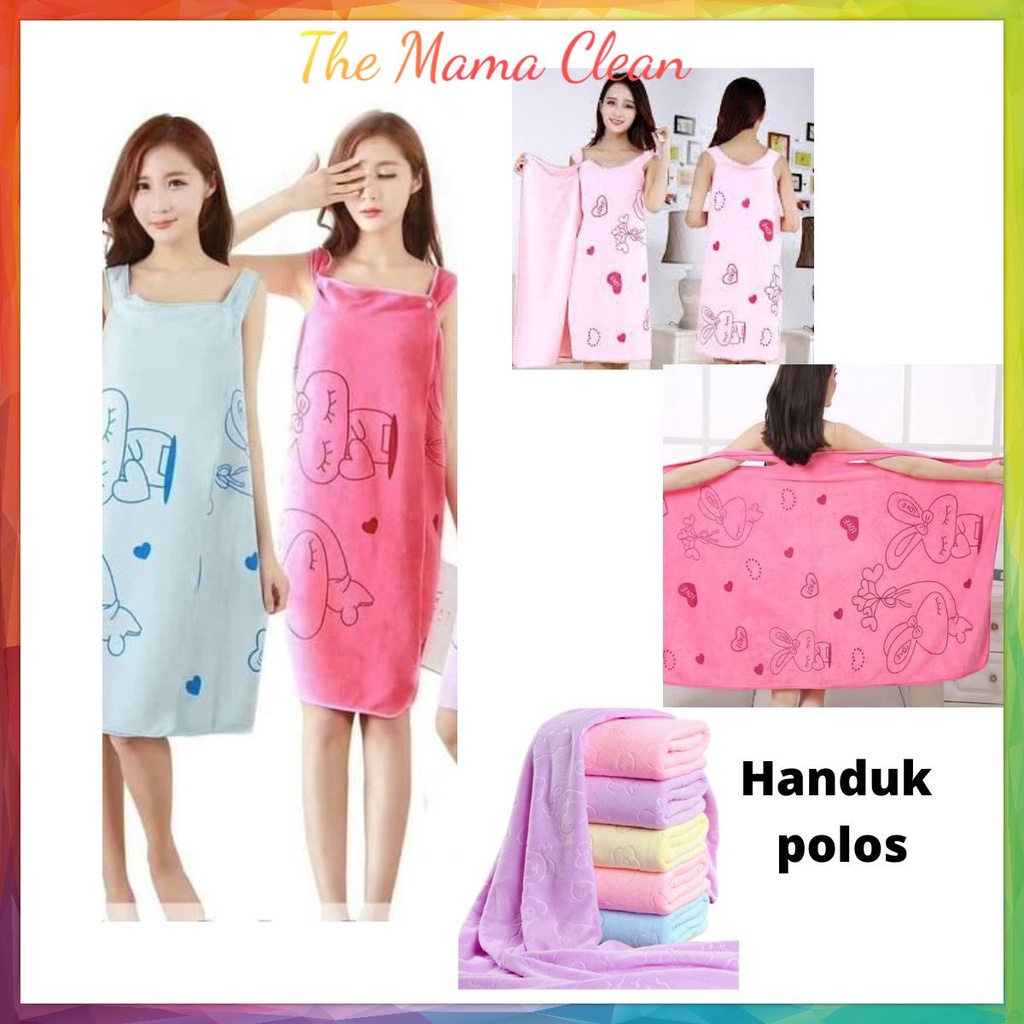 HANDUK BAJU / HANDUK POLOS PREMIUM WEARABLE BAJU HANDUK MULTIFUNGSI