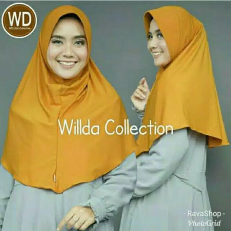 BERGO AIYSYAH WILLDA COLLECTION JILBAB KHIMAR KERUDUNG wilda