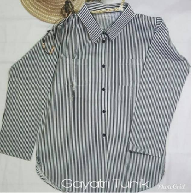 Tunik Salur Hitam