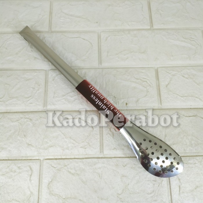 capitan stainless lubang tebal - 35 cm