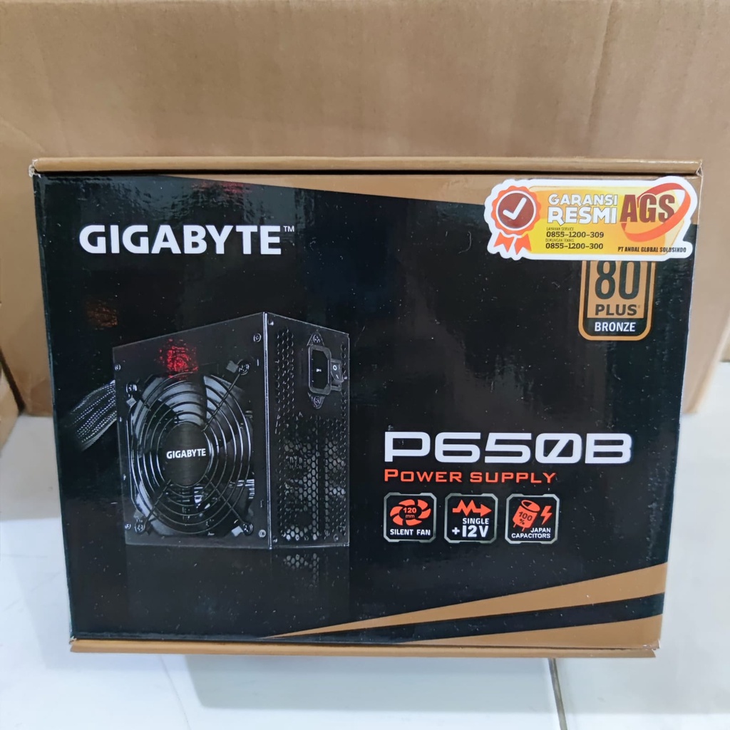 Power Supply PSU Gigabyte P650B 650W 80+ Bronze Non-Modular