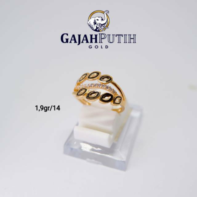 1,9gr Cincin Model Permata Emas Asli kodeO11914