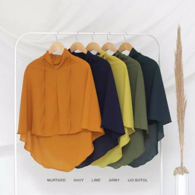 Khimar MARYAM 2 Layer tali Diamond/bergo maryam 2 layer-2