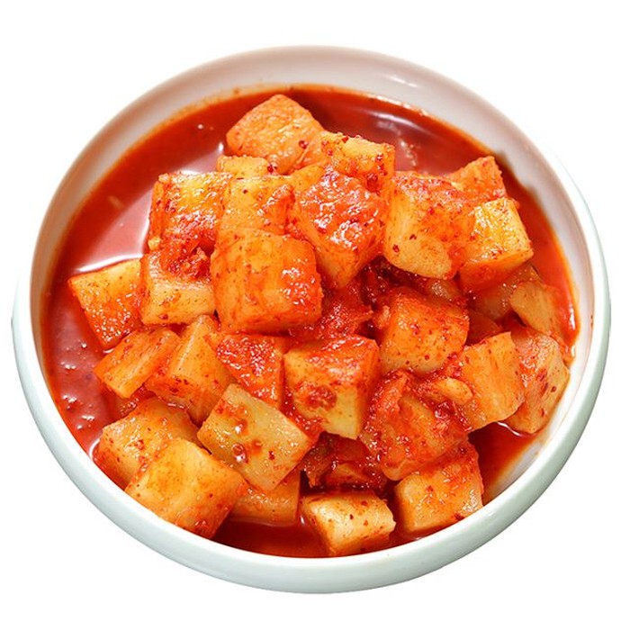 

KIMCHI LOBAK FRESH PLAZA KOREA 500 GR - ORIGINAL KOREAN FOOD FRESHLY MADE MAKANAN KOREA RASA LEZAT