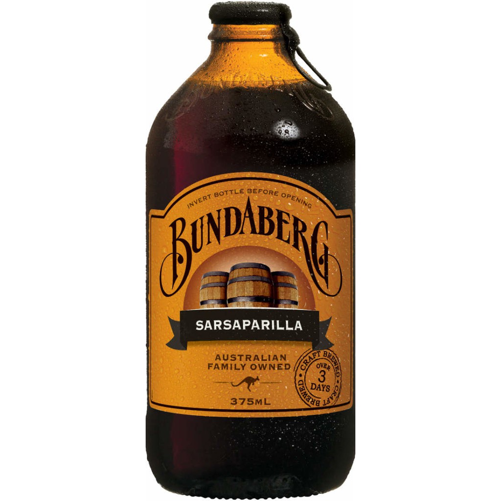 

Bundaberg Craft Brewed Sarsaparilla Sparkling Drink Water Minuman Rasa Sarsaparila 375 ml