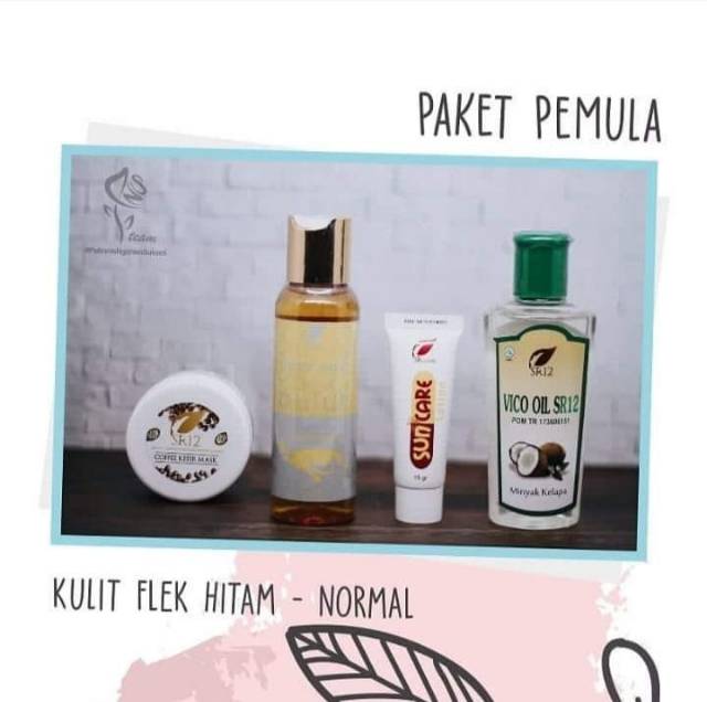 Paket pemula SR12 SKINCARE / paket remaja sr12