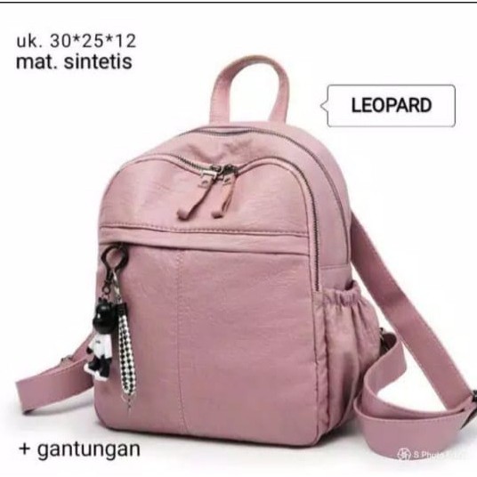 PTM-TAS RANSEL KULIT WANITA KOREAN STYLE TERBARU BACKPACK STYLISH AURORA / TAS RANSEL WANITA