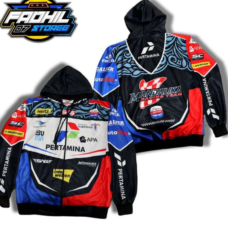 JAKET RACING MANDALIKA/JAKET RACING /JAKET RACING STAR/ BALAP PRINTING  DEWASA ▫ LYD.130718