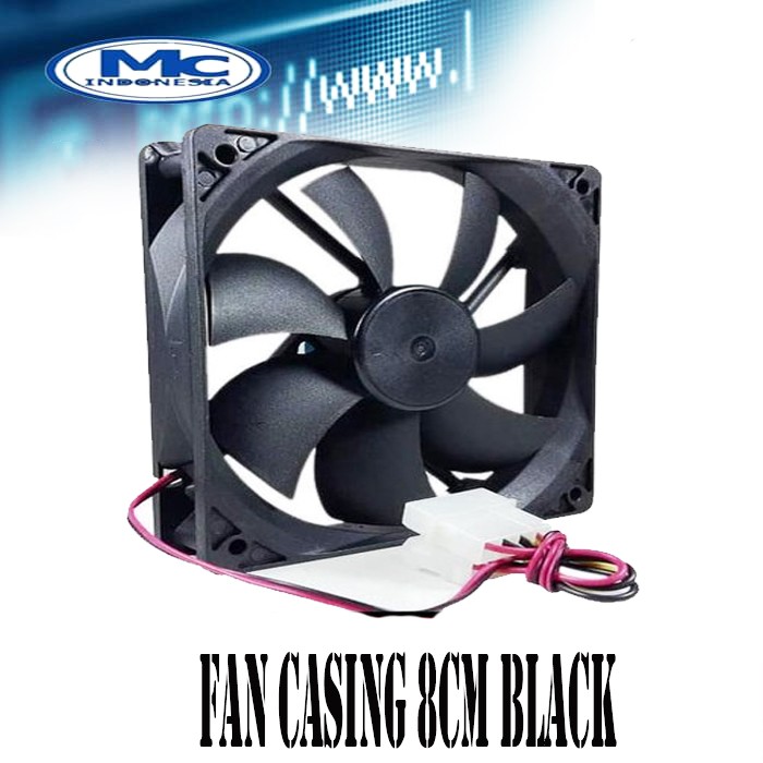 Fan Casing Hitam 8 cm