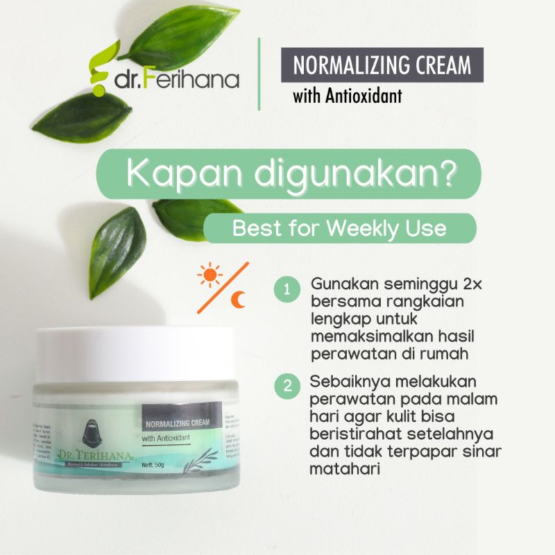 (dr. Ferihana) Normalizing Cream