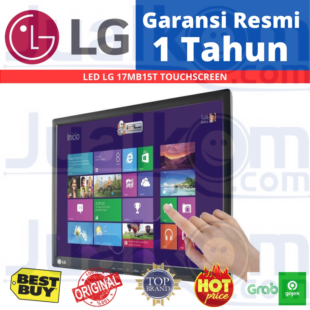 Monitor LCD LG 17MB15T Kotak 17&quot; TouchScreen