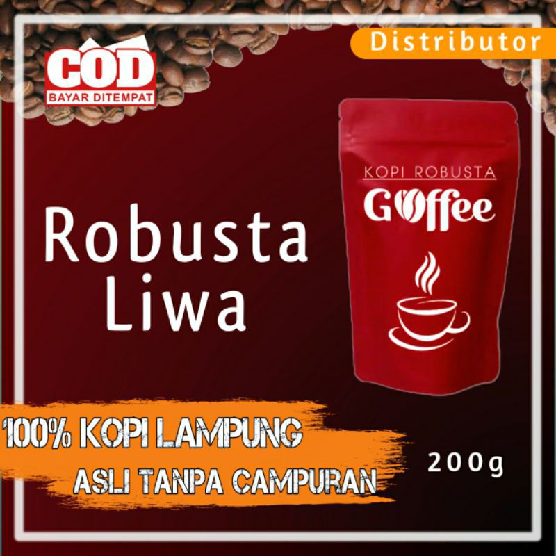 

Terlaris Kopi Liwa Lampung Barat Robusta Asli Petani -Gooffe