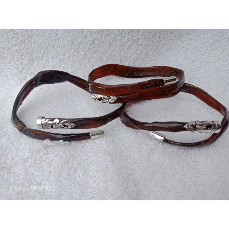 Akar bahar merah asesoris perak asli