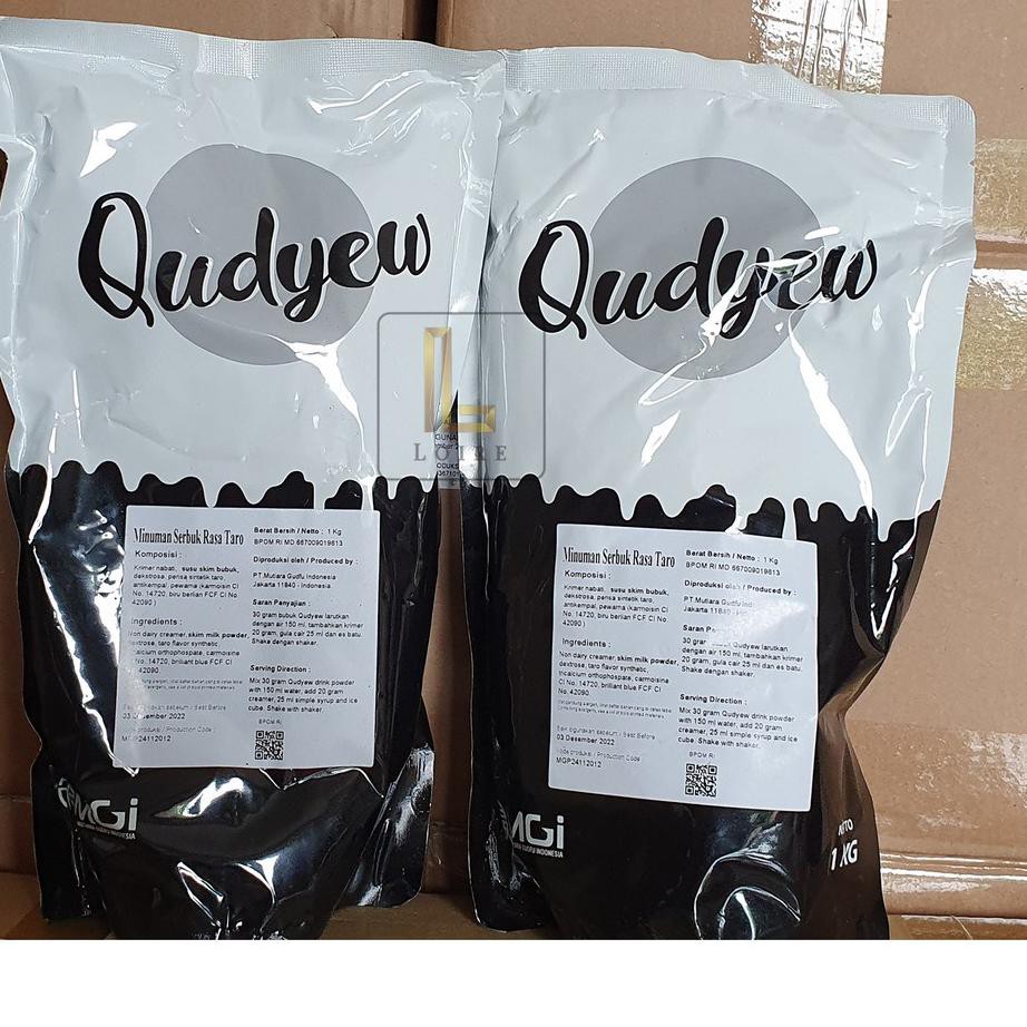 

GROSIR [ PREMIUM GRADE ] Qudyew TARO Drink Powder 1 KG [B58]