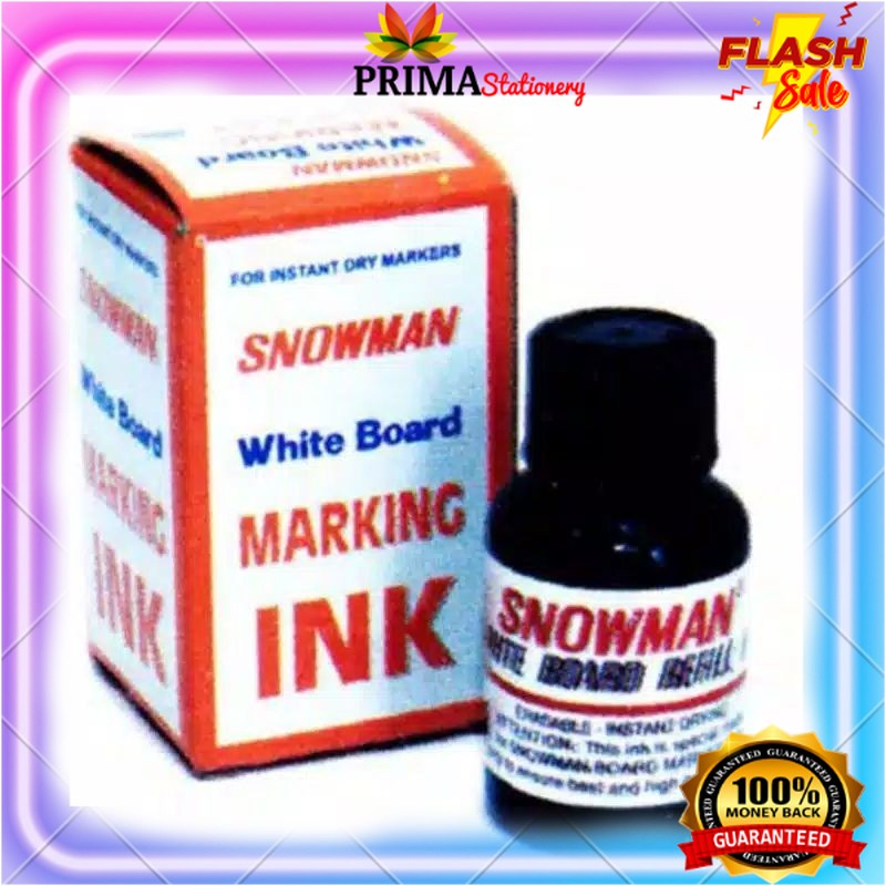 

ISI REFILL TINTA SPIDOL WHITE BOARD BG 12 SNOWMAN