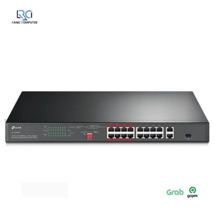 TL-SL1218P Switch with 16-Port PoE Rack