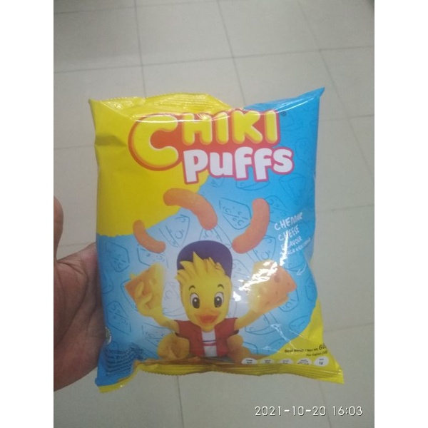 

Chiki Puffs 60g. cheese cheddar.