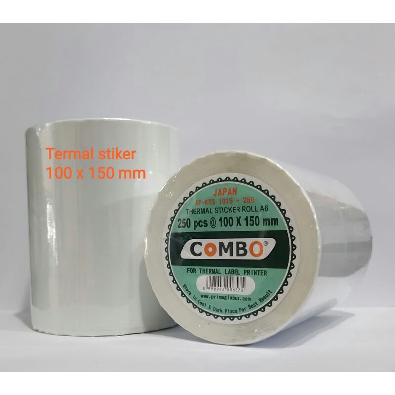

termal stiker 100 x 150 mm isi 250 pc
