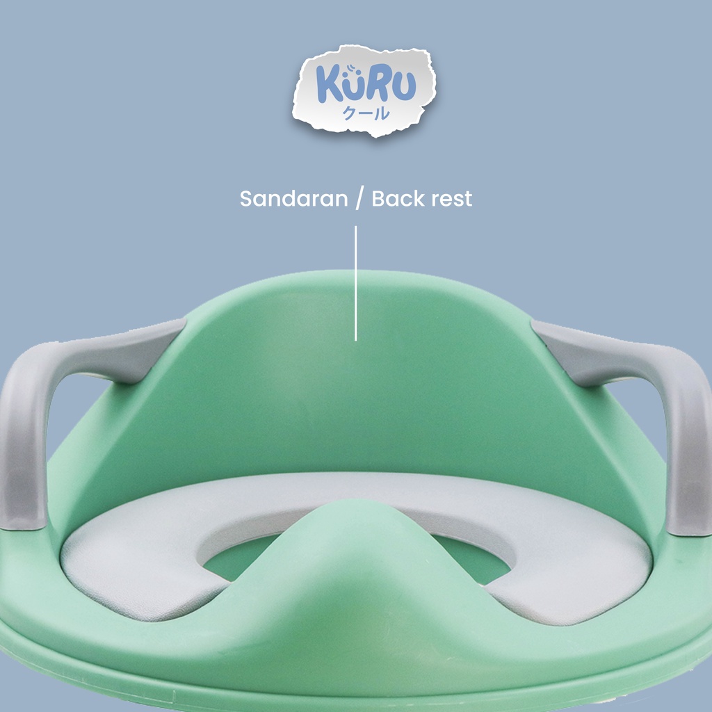 Kuru Potty Seat Handle / Ring Closet / Alas PU Duduk Toilet Anak 8857