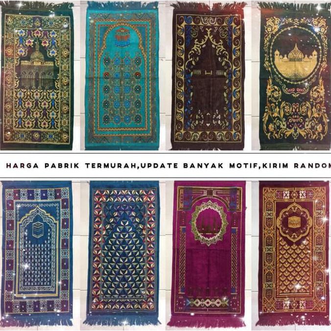 grosir sajadah turki dewasa mewah tebal lembut murah tanah abang