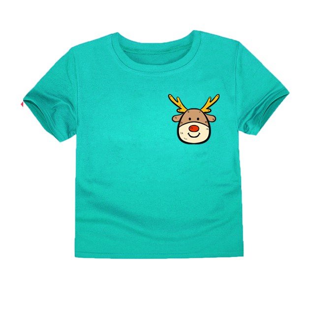 LittleFresco - Kaos Anak Raindeer Hijau Muda