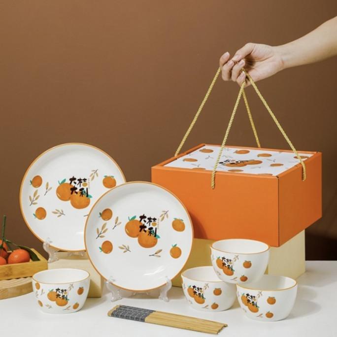 

Gift Box Imlek Hampers Sincia Kado Cny Orange Jeruk Bowl Plate Set .