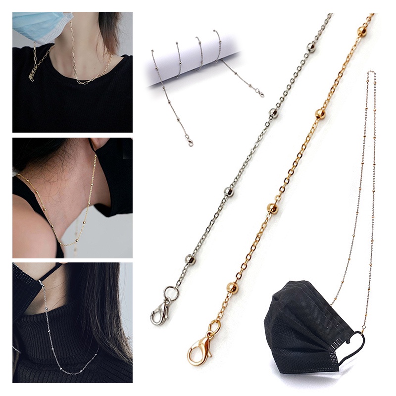 [ACKER] Jepang dan Korea Selatan lanyard mask lanyard chain glasses sling anti-lost neck mask lanyard chain