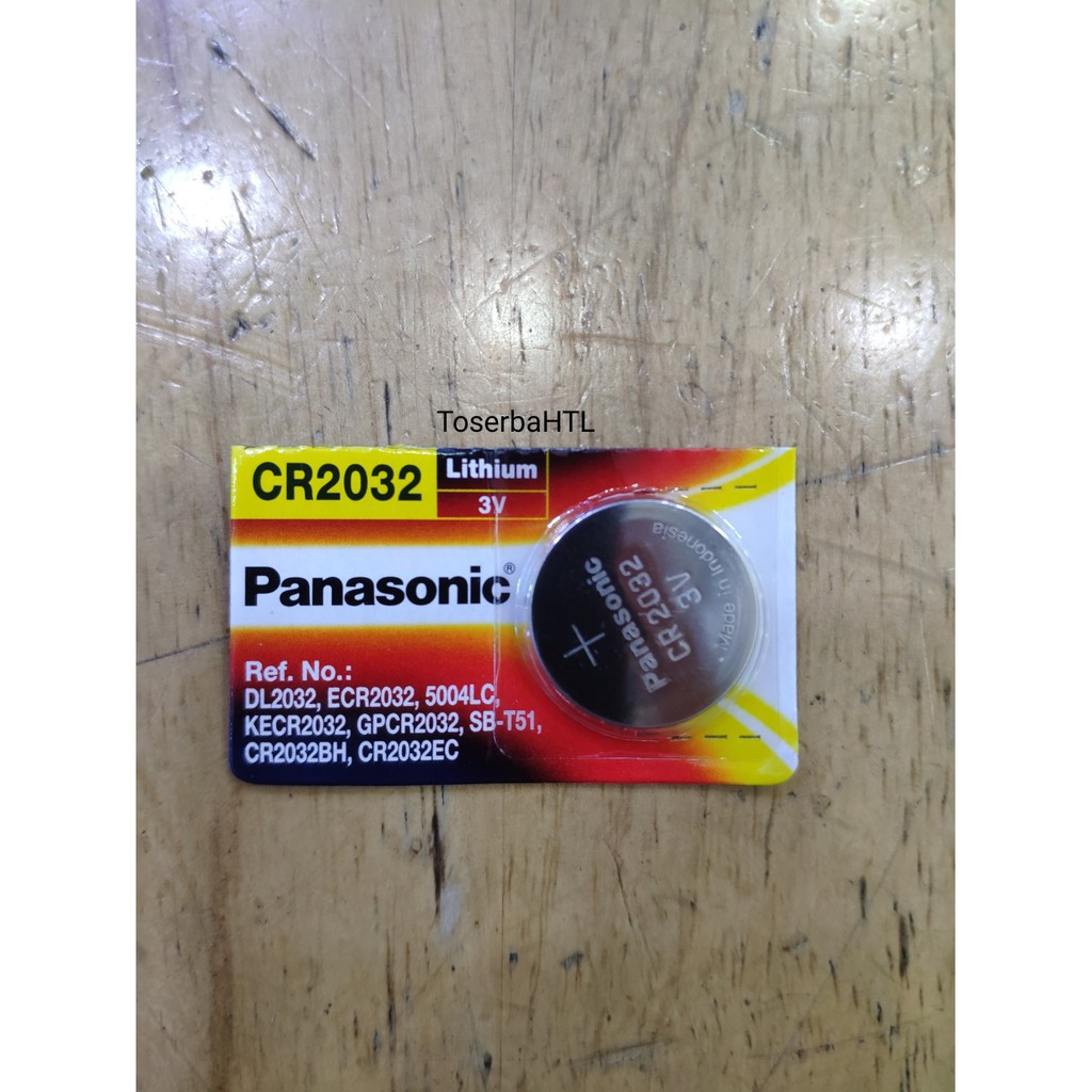 Baterai CR2032 / CR 2032 Panasonic 3V Battery Original Per Pcs