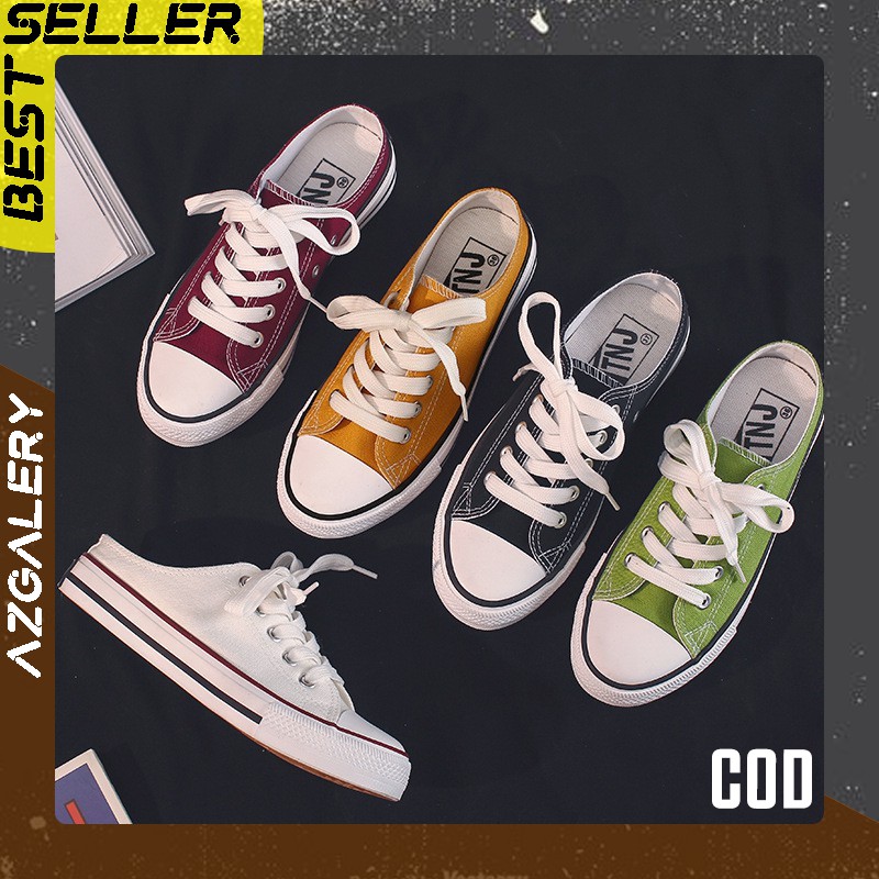AZGALERY SEPATU SNEAKERS TANPA TUTUP BELAKANG TANPA TUMIT AZGALERY SEPATU SNEAKERS TANPA TUTUP BELAKANG TANPA TUMIT