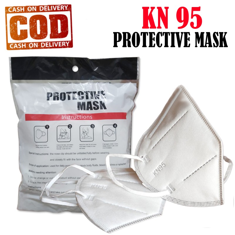 Masker KN95 Masker Wajah 5ply 10PCS N95 BFE 95% Earoop Disposable Masker Kesehatan Original Embos