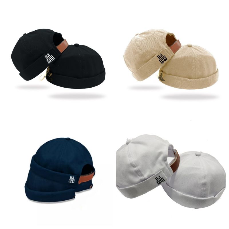 Topi Peci MikiHat Custom Tulisan Ana Muslim / Topi MikiHat Custom Ana Muslim