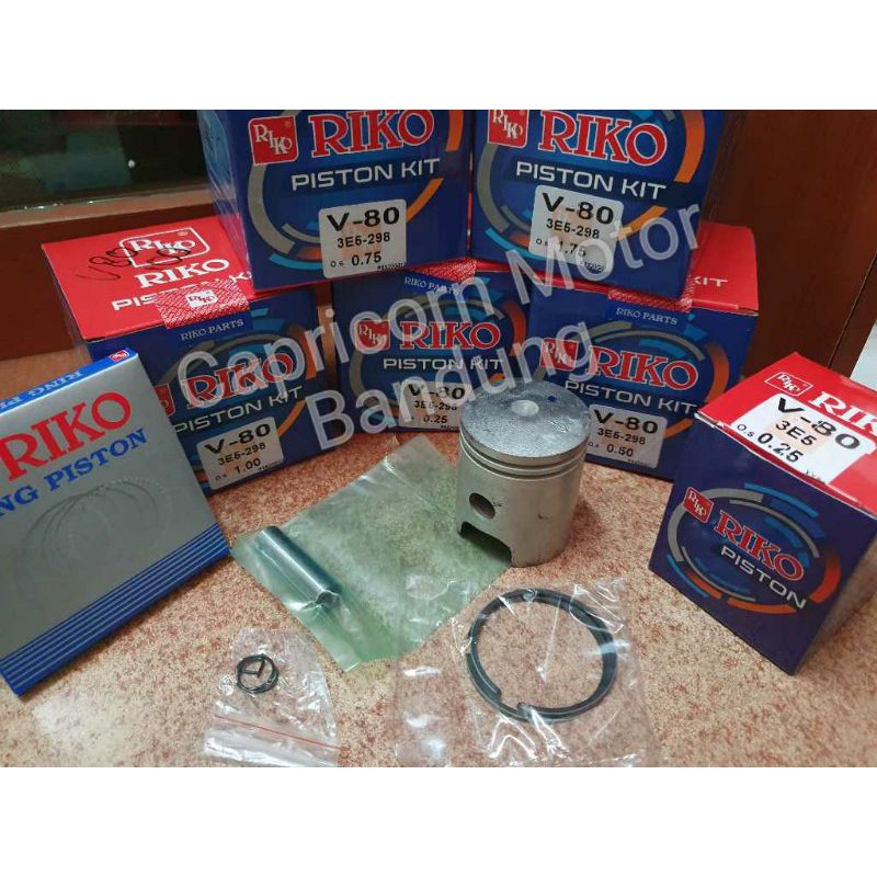 Piston Kit V80 V75 V 80 75 RIKO oversize STD 25 50 75 100 125 150 175 200