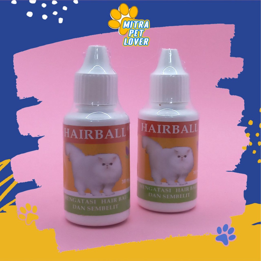 OBAT SEMBELIT KUCING - HAIRBALL OIL CAT 30 ML - LANCARKAN BAB ATASI KONTIPASI HAIR BALL PENCERNAAN KITTEN SEHAT NAFSU MAKAN - MURAH GARANSI KUALITAS ASLI ORIGINAL - PET ANIMAL VETERINARY TAMASINDO TETES &amp; VITAMIN HEWAN BINATANG PELIHARAAN MITRAPETLOVER