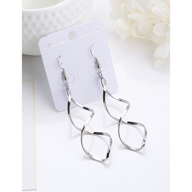 LRC Anting Gantung Fashion Pure Color Decorated E2546X