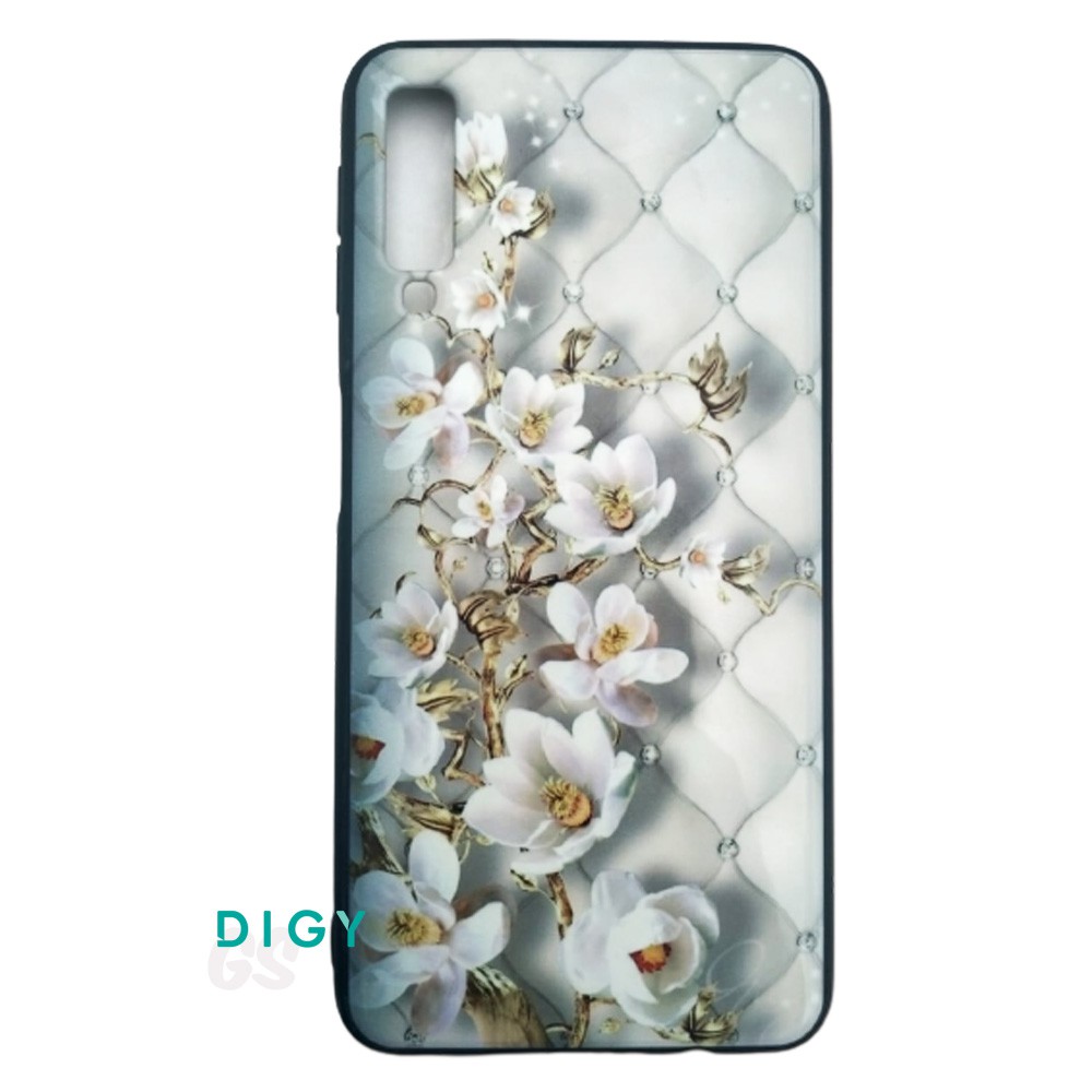 Casing Hp SAMSUNG GALAXY A7 2018 3D Flower Hardcase Fuze case hp Murah korea style