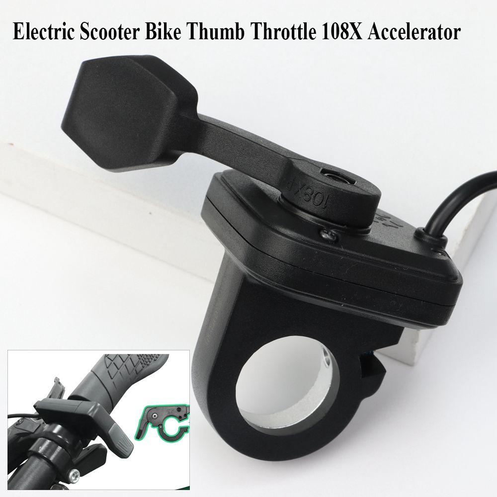 Chookyy Ebike Thumb Throttle Kualitas Tinggi Akselerator Thumb Throttle 24V 36V 48V Untuk Sepeda Listrik