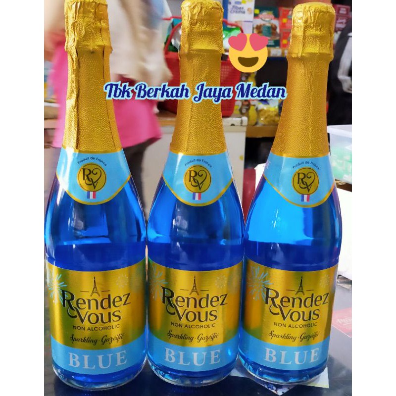 Ocean Blue Drink/Syrup Ala Cafe/Rendez Vous Blue