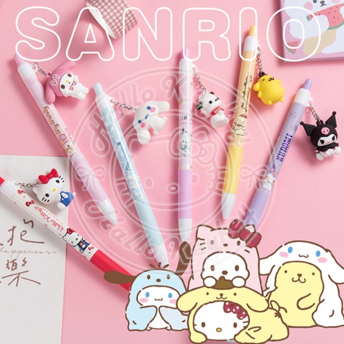 

Diskon Gel Pen Gandul Hello Kitty Melody Cinnamoroll Pompurin Kuromi Pochacco Promo