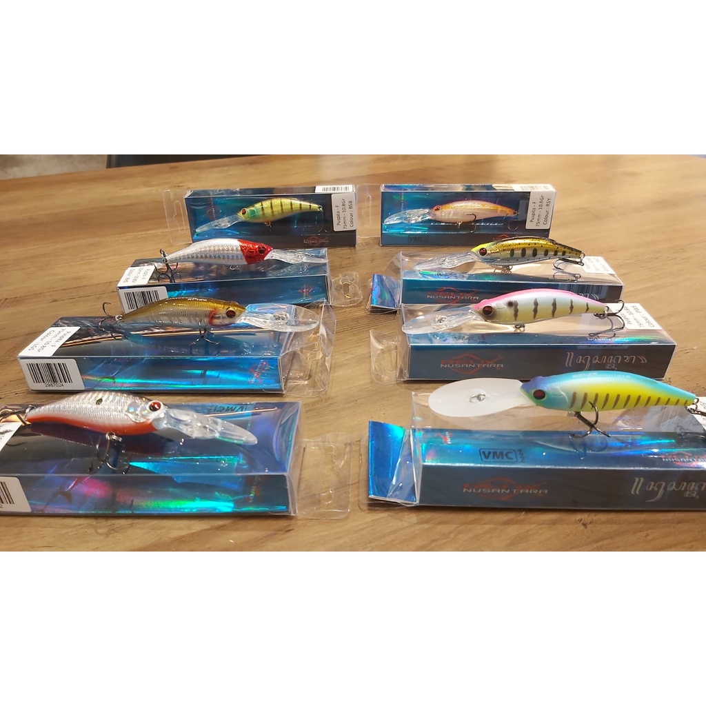 Umpan Pancing RELIX NUSANTARA Puspita-F 75mm 10.8gr Lure Minnow Floating Mengapung Apung Ngapung Rel