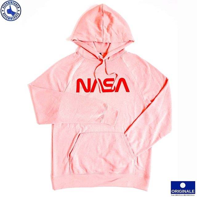 nasa hoodie pink